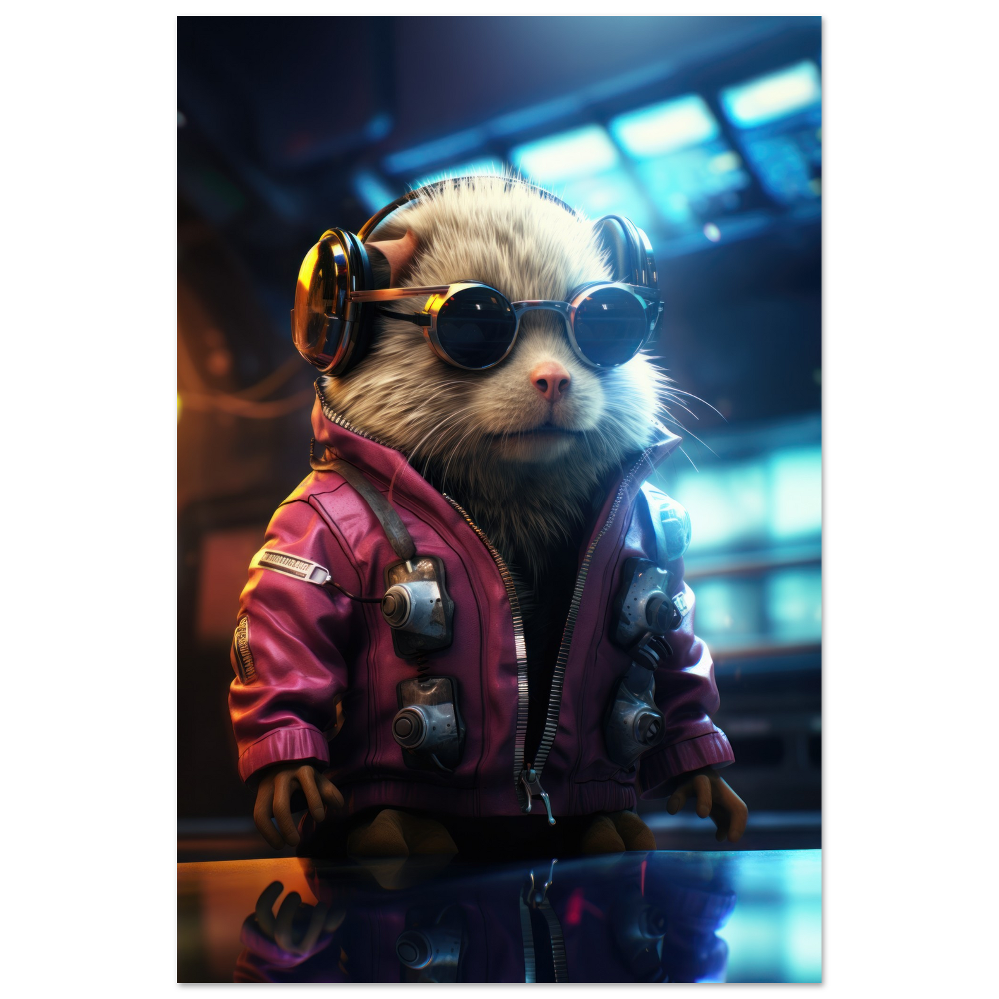 CyberPunk Hamster - Portrait