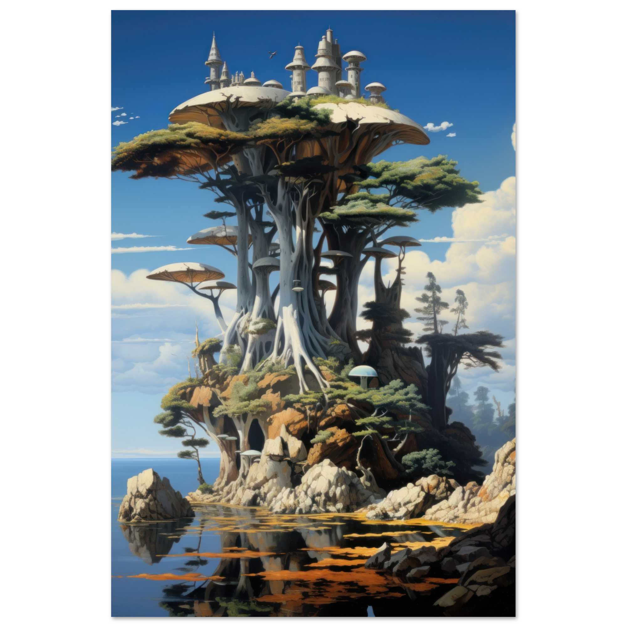 Mushroom Island - Portrait