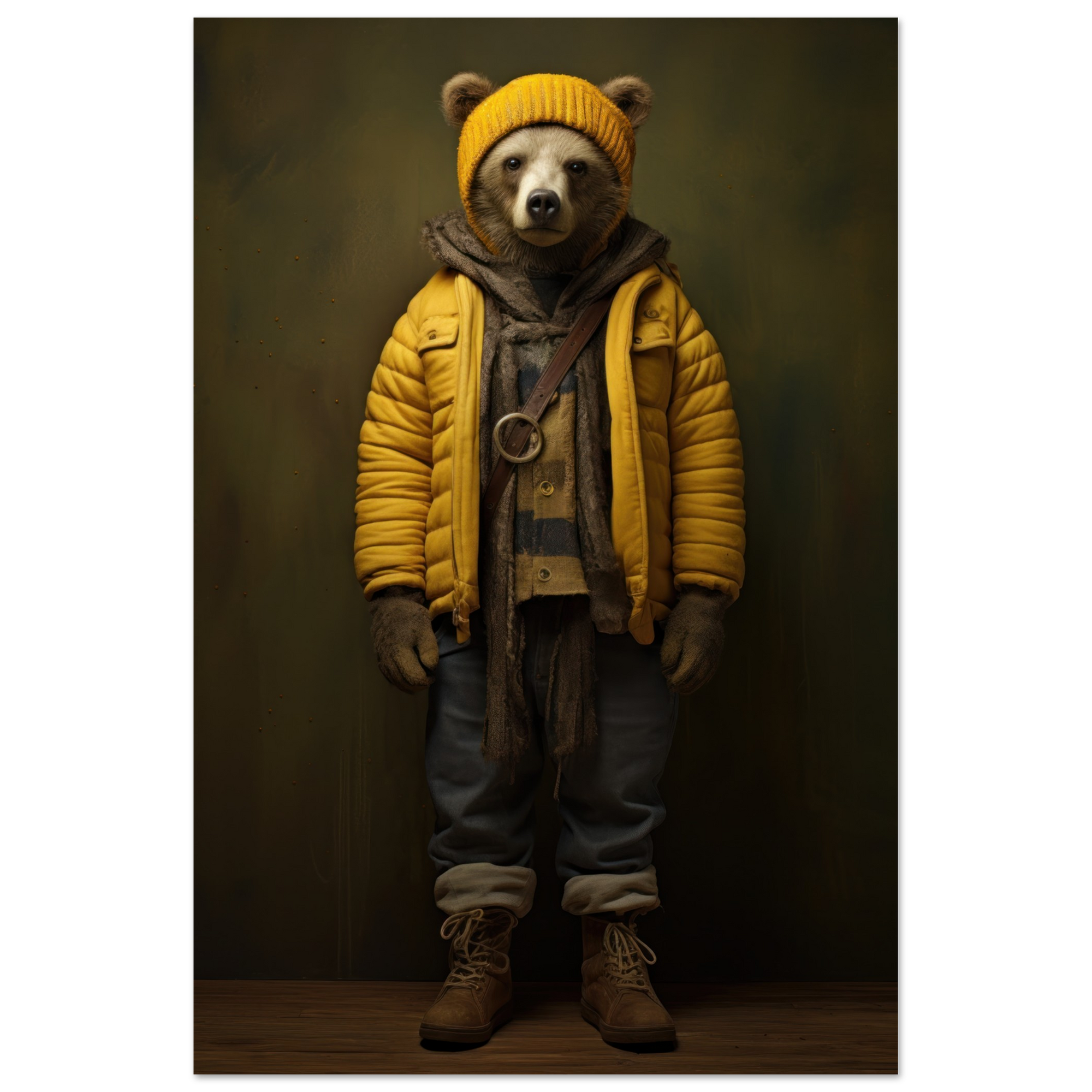 Oski The Bear, Hobo - Portrait